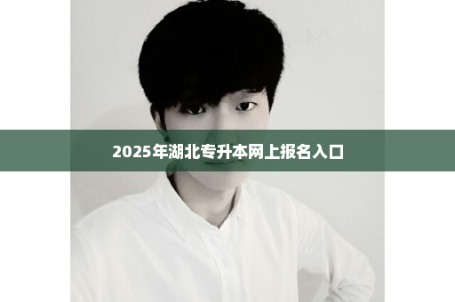 2025年湖北专升本网上报名入口