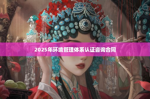 2025年环境管理体系认证咨询合同