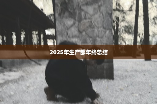 2025年生产部年终总结