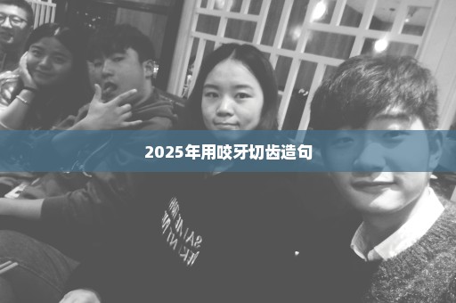 2025年用咬牙切齿造句