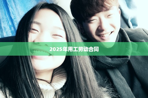 2025年用工劳动合同