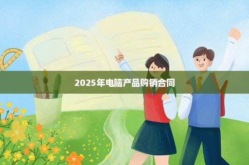 2025年电脑产品购销合同