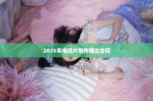 2025年电视片制作播出合同