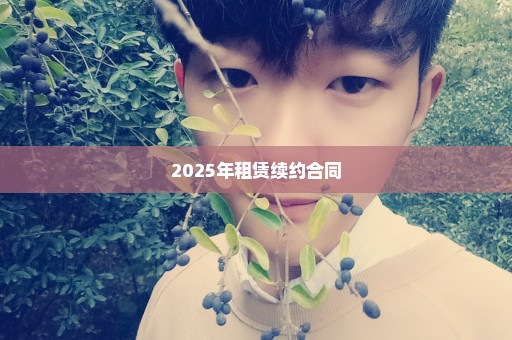 2025年租赁续约合同