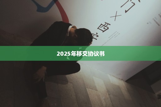 2025年移交协议书