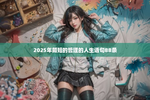 2025年简短的哲理的人生语句88条