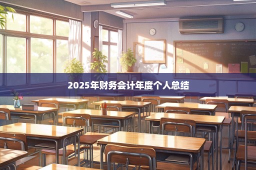 2025年财务会计年度个人总结