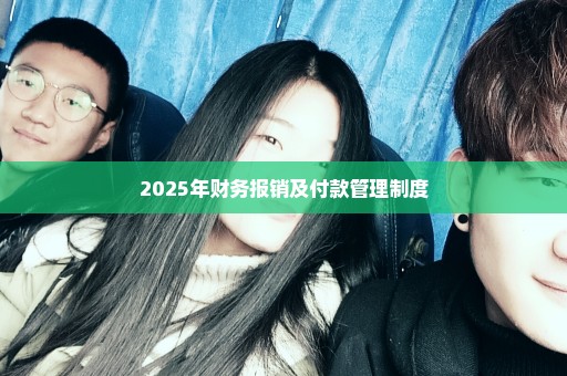 2025年财务报销及付款管理制度