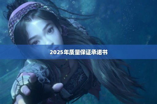 2025年质量保证承诺书