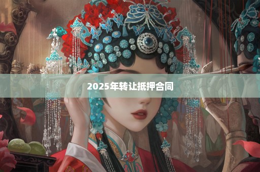 2025年转让抵押合同