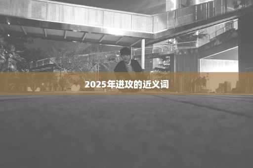 2025年进攻的近义词