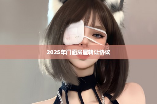 2025年门面房屋转让协议