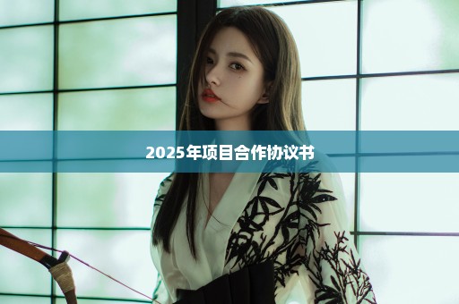 2025年项目合作协议书