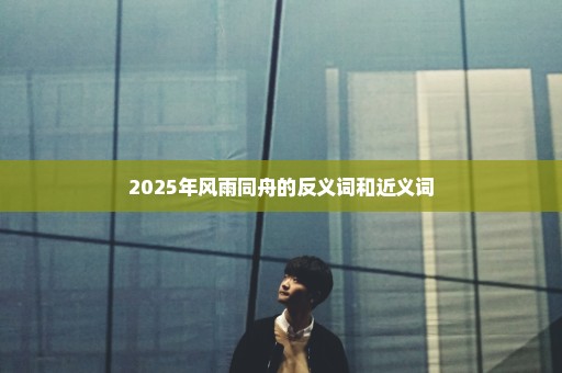 2025年风雨同舟的反义词和近义词