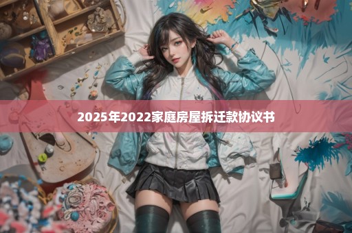 2025年2022家庭房屋拆迁款协议书