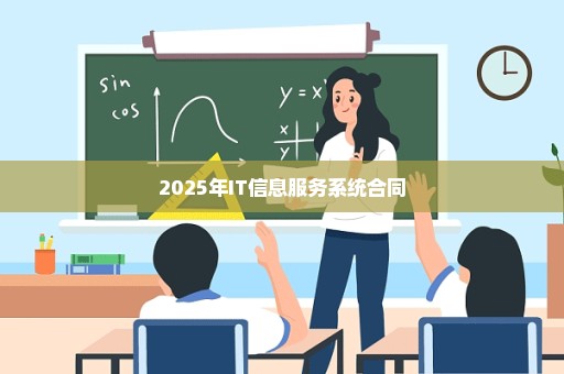 2025年IT信息服务系统合同