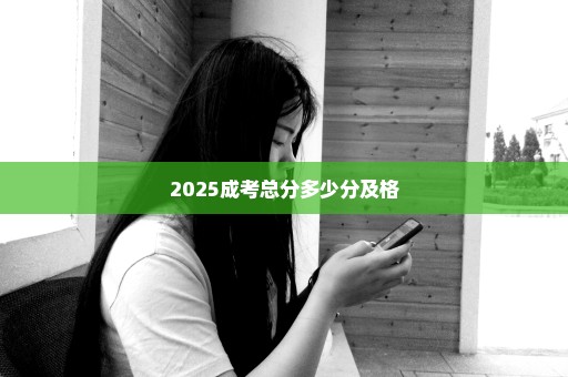 2025成考总分多少分及格