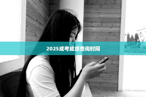 2025成考成绩查询时间