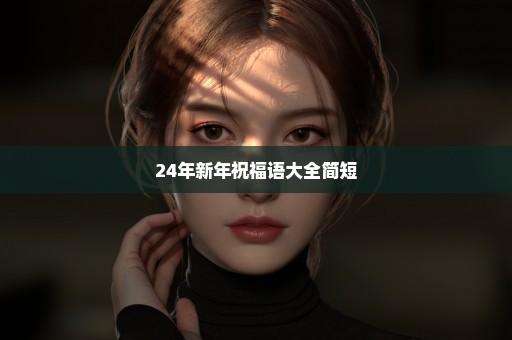 24年新年祝福语大全简短