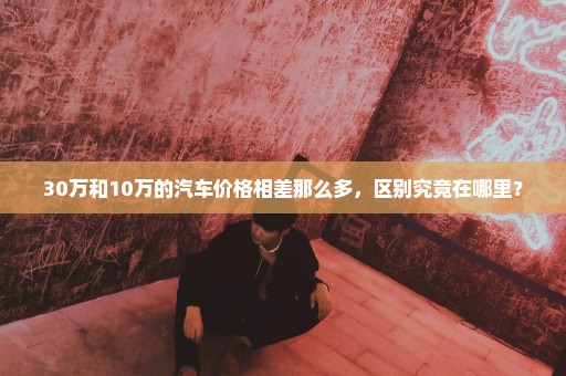 30万和10万的汽车价格相差那么多，区别究竟在哪里？