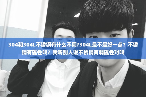 304和304L不锈钢有什么不同?304L是不是好一点？不锈钢有磁性吗？我听别人说不锈钢有弱磁性对吗