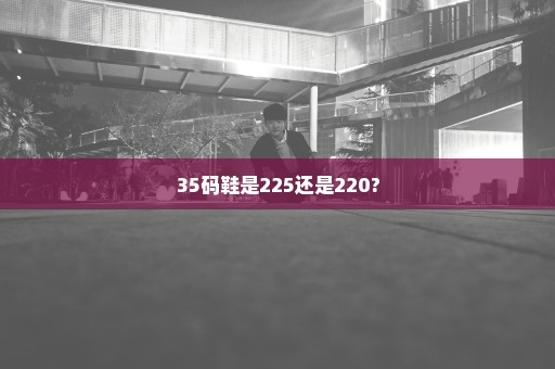 35码鞋是225还是220?
