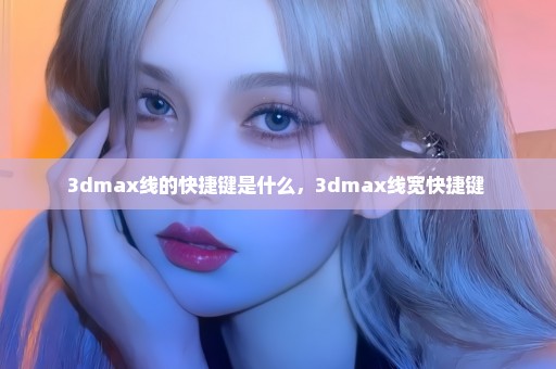 3dmax线的快捷键是什么，3dmax线宽快捷键 
