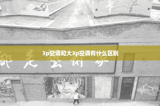 3p空调和大3p空调有什么区别