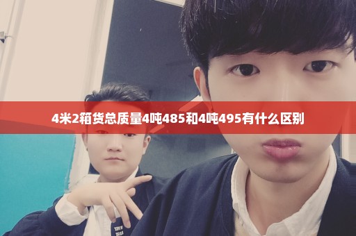 4米2箱货总质量4吨485和4吨495有什么区别