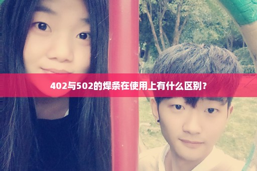 402与502的焊条在使用上有什么区别？