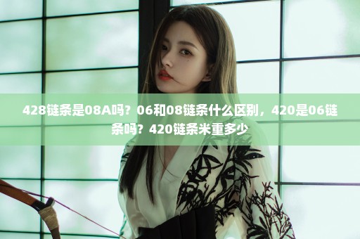428链条是08A吗？06和08链条什么区别，420是06链条吗？420链条米重多少