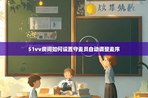 51vv房间如何设置守麦员自动调整麦序