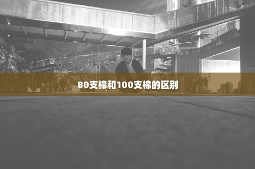 80支棉和100支棉的区别
