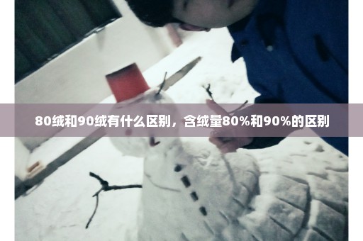 80绒和90绒有什么区别，含绒量80%和90%的区别