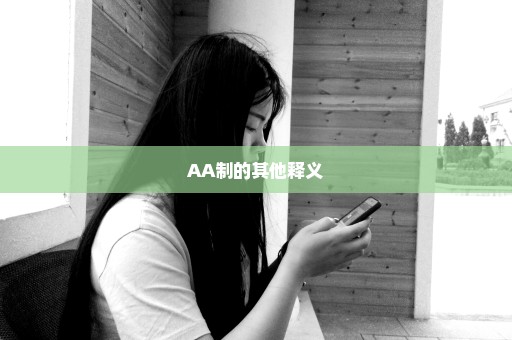 AA制的其他释义