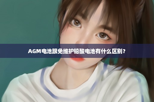 AGM电池跟免维护铅酸电池有什么区别？