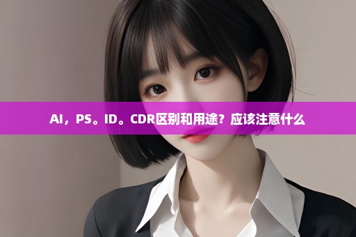 AI，PS。ID。CDR区别和用途？应该注意什么
