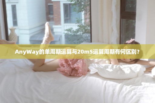 AnyWay的单周期运算与20mS运算周期有何区别？