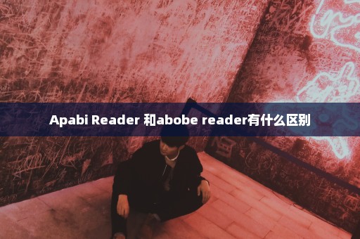 Apabi Reader 和abobe reader有什么区别