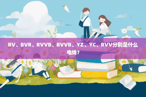 BV、BVR、RVVB、BVVB、YZ、YC、RVV分别是什么电线？