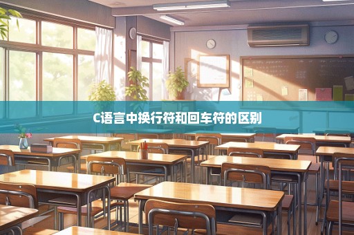 C语言中换行符和回车符的区别