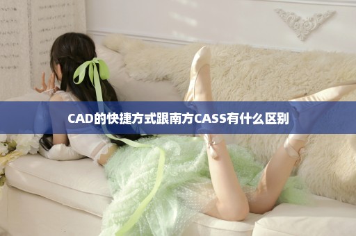 CAD的快捷方式跟南方CASS有什么区别