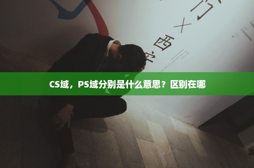 CS域，PS域分别是什么意思？区别在哪