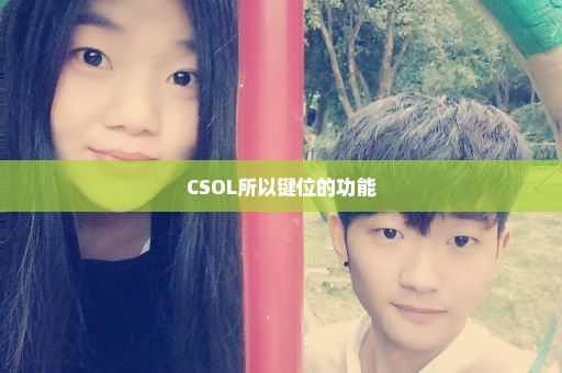 CSOL所以键位的功能