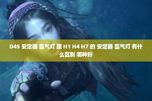 D4S 安定器 氙气灯 跟 H1 H4 H7 的 安定器 氙气灯 有什么区别 哪种好