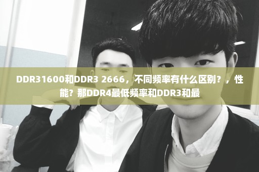 DDR31600和DDR3 2666，不同频率有什么区别？，性能？那DDR4最低频率和DDR3和最