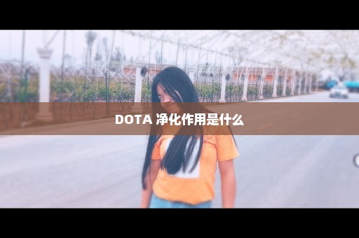 DOTA 净化作用是什么