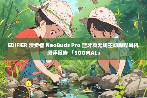 EDIFIER 漫步者 NeoBuds Pro 蓝牙真无线主动降噪耳机测评报告 「SOOMAL」