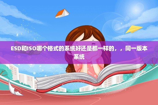 ESD和ISO哪个格式的系统好还是都一样的，，同一版本系统
