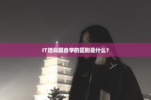 IT培训跟自学的区别是什么？